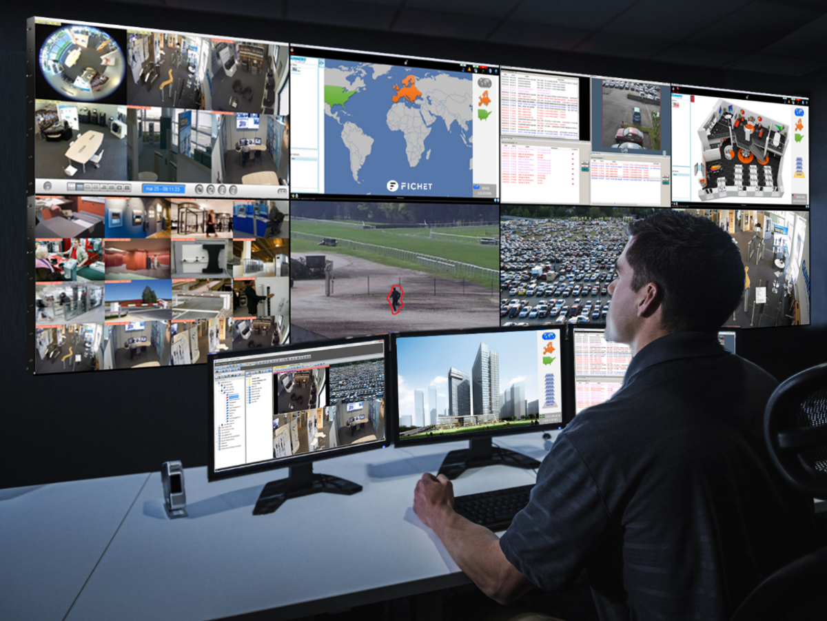 Fichet Security Solutions Belgique - Visiosave monitoring - CCTV - Sécurité Electronique - Sécurité intégrée de plusieurs sites – solutions de sécurité Fichet