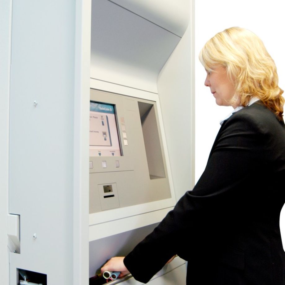 Distributeur de rouleaux de monnaie Fichet Group